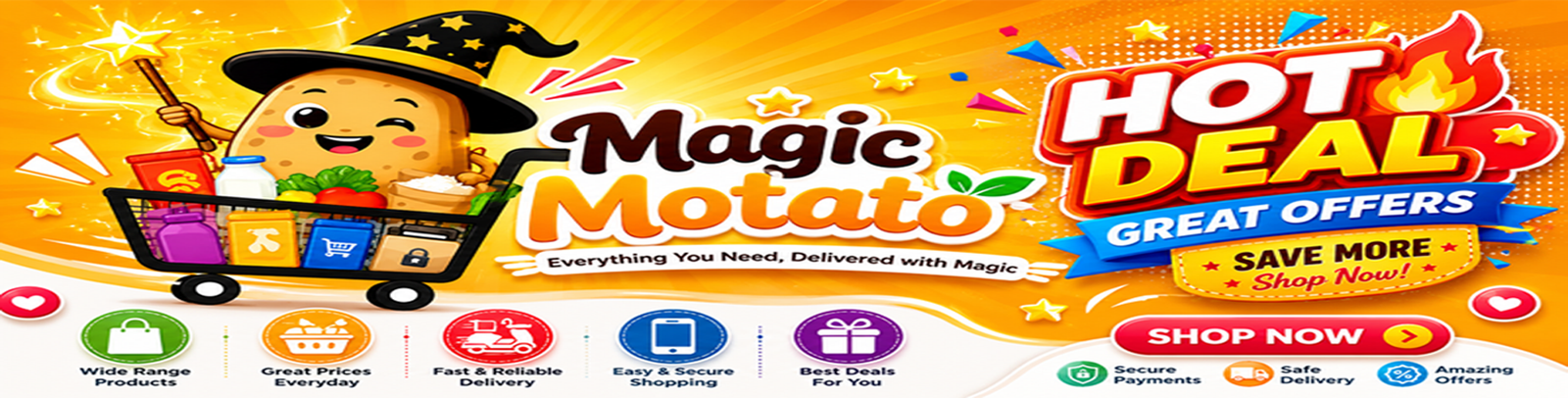 Magic Motato Banner